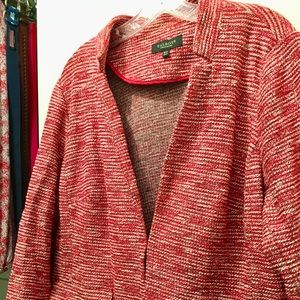 Talbots knit blazer